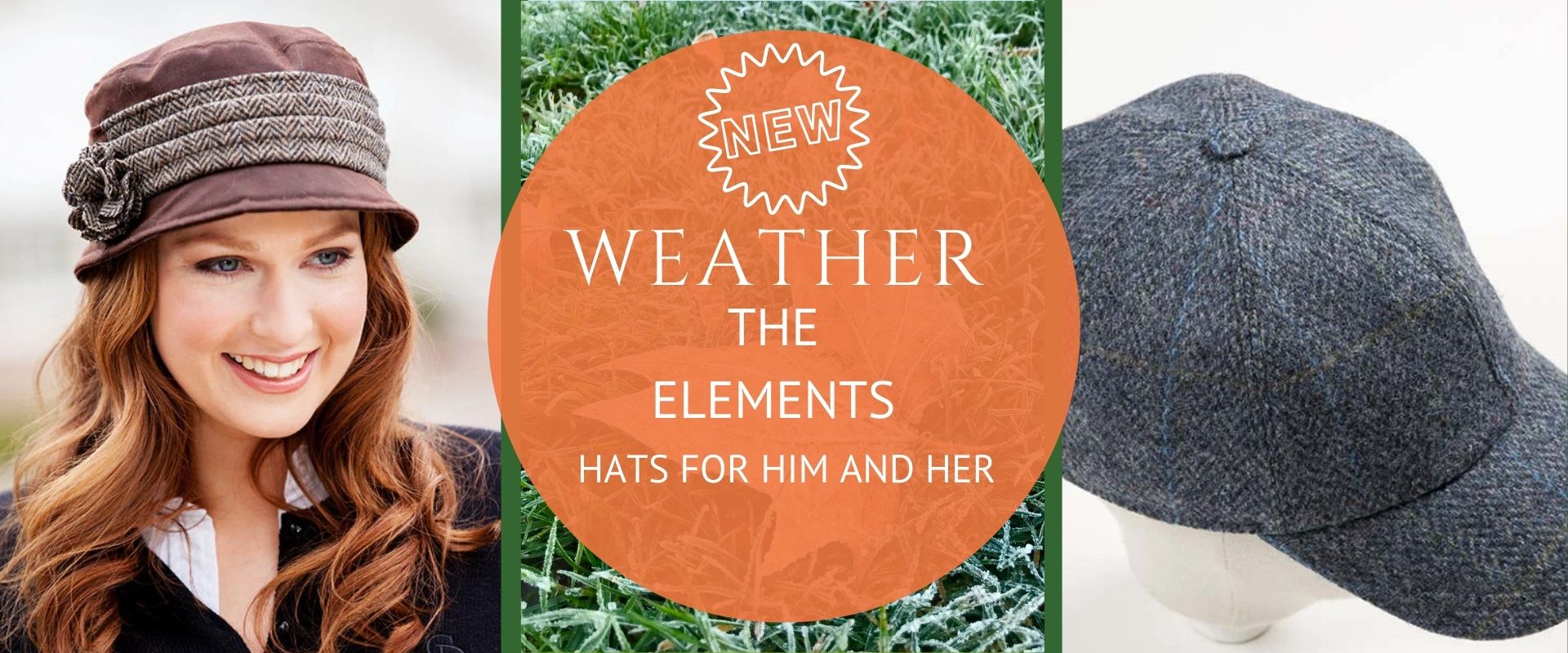 Womens Tweed Caps