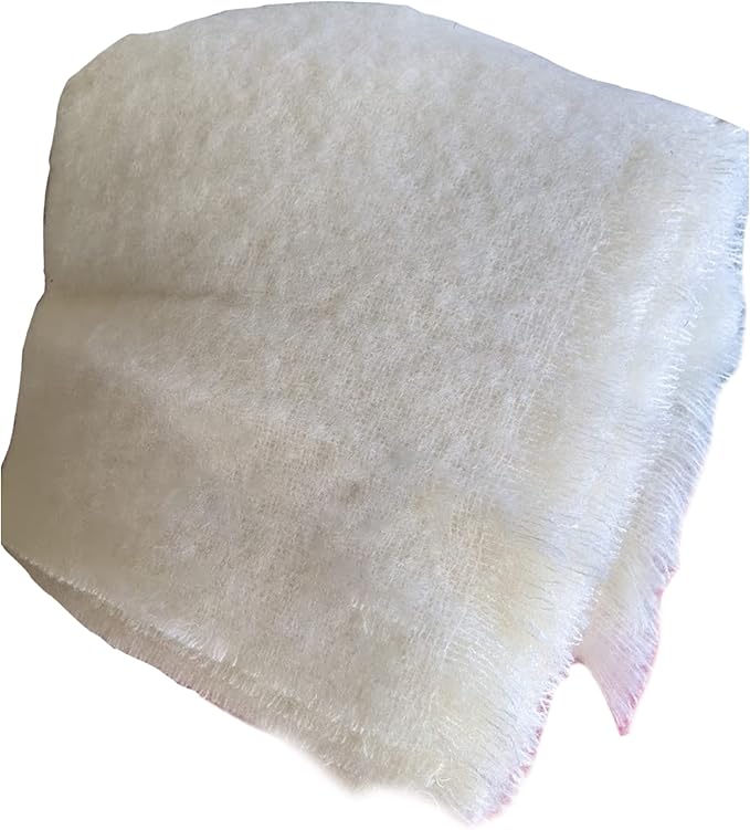 Irish Mohair Throw Blanket - Solid White, 70% Mohair Wool Blend (54" x 72")