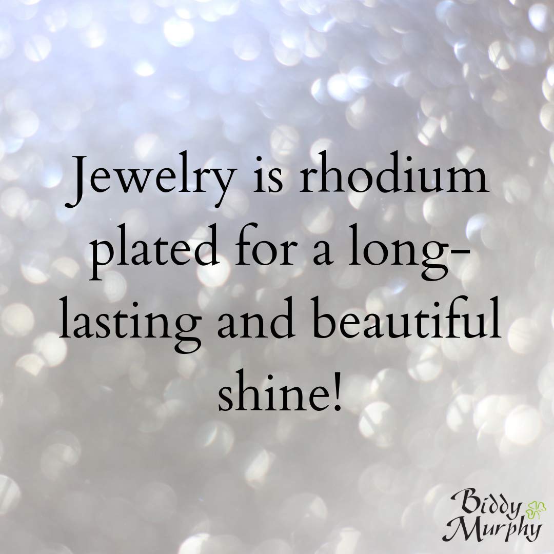 Irish Rhodium-Plated Emerald Crystal Claddagh Drop Earrings