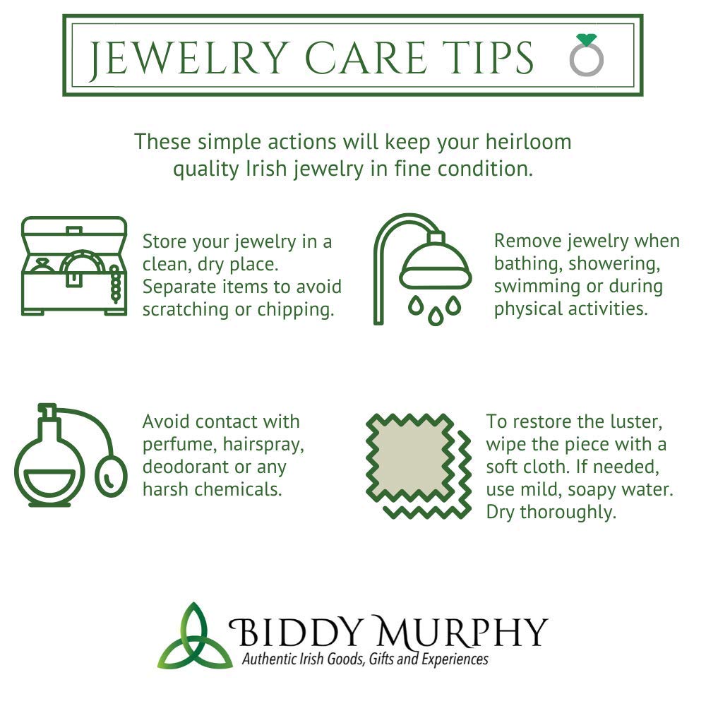 Irish Sterling Silver Trinity Knot Necklace for Women