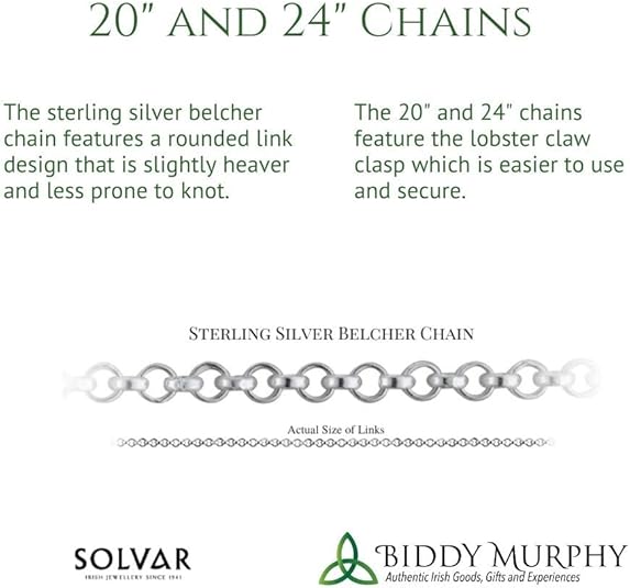 Irish Sterling Silver 2-Sided Oxidized Celtic Cross Necklace for Men