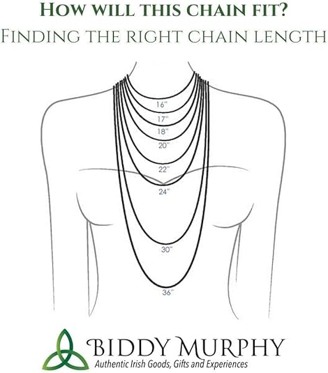 Irish Sterling Silver 2-Sided Oxidized Celtic Cross Necklace for Men