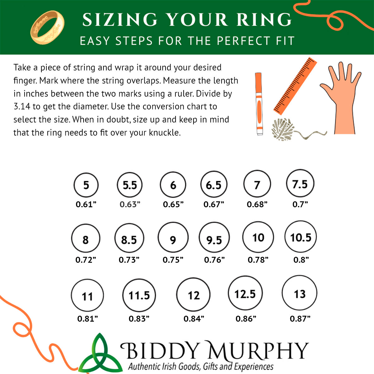 Irish Sterling Silver Women's Claddagh Wedding Ring