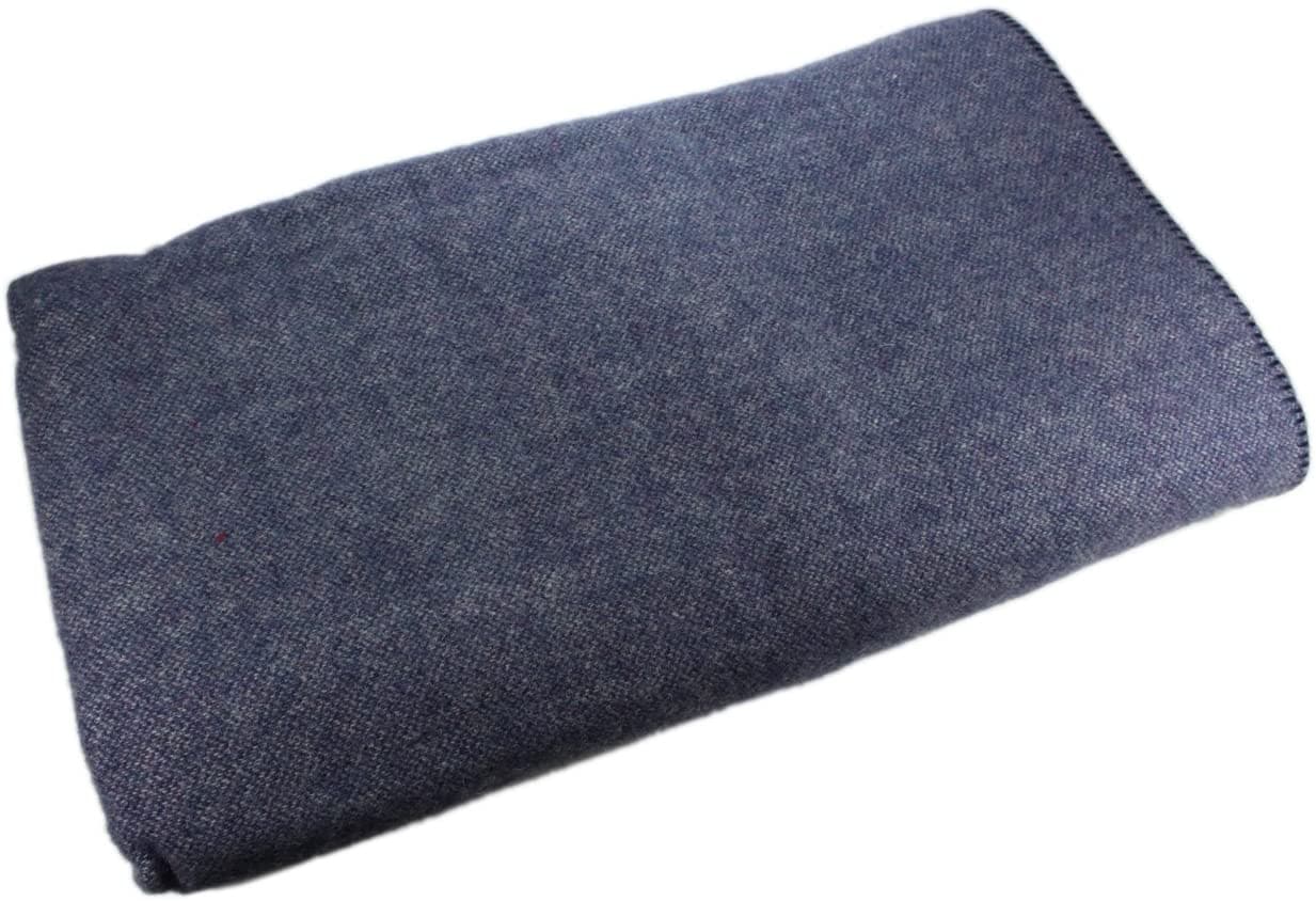 Irish 100% Wool Blanket (Queen/King Size 108" x 90") - Made in Ireland Soft Warm Lambswool