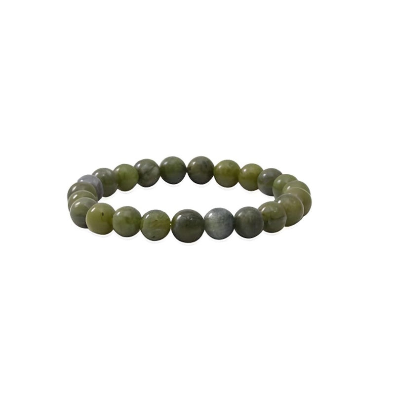 Irish Connemara Marble Stretch Bracelet  – Handmade in Ireland, One Size Fits Most