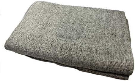 Irish 100% Wool Blanket (Queen/King Size 108" x 90") - Made in Ireland Soft Warm Lambswool