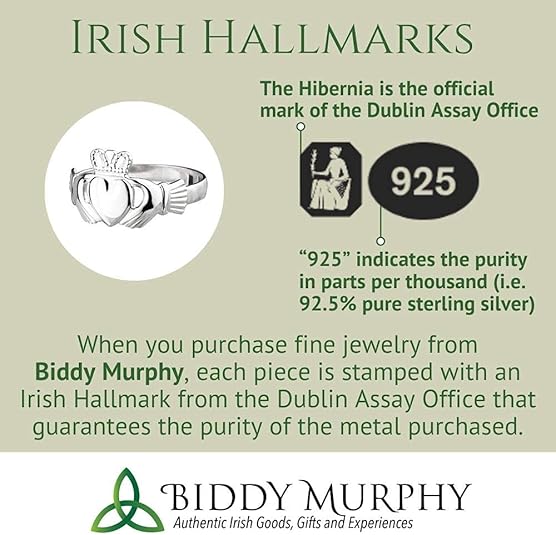 Irish Sterling Silver Trinity Knot Ring for Women