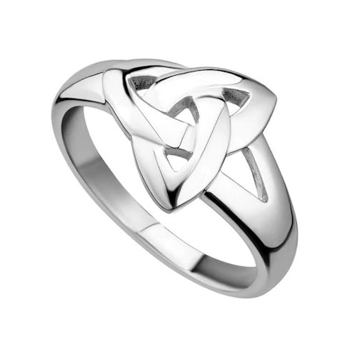 Irish Sterling Silver Trinity Knot Ring for Women