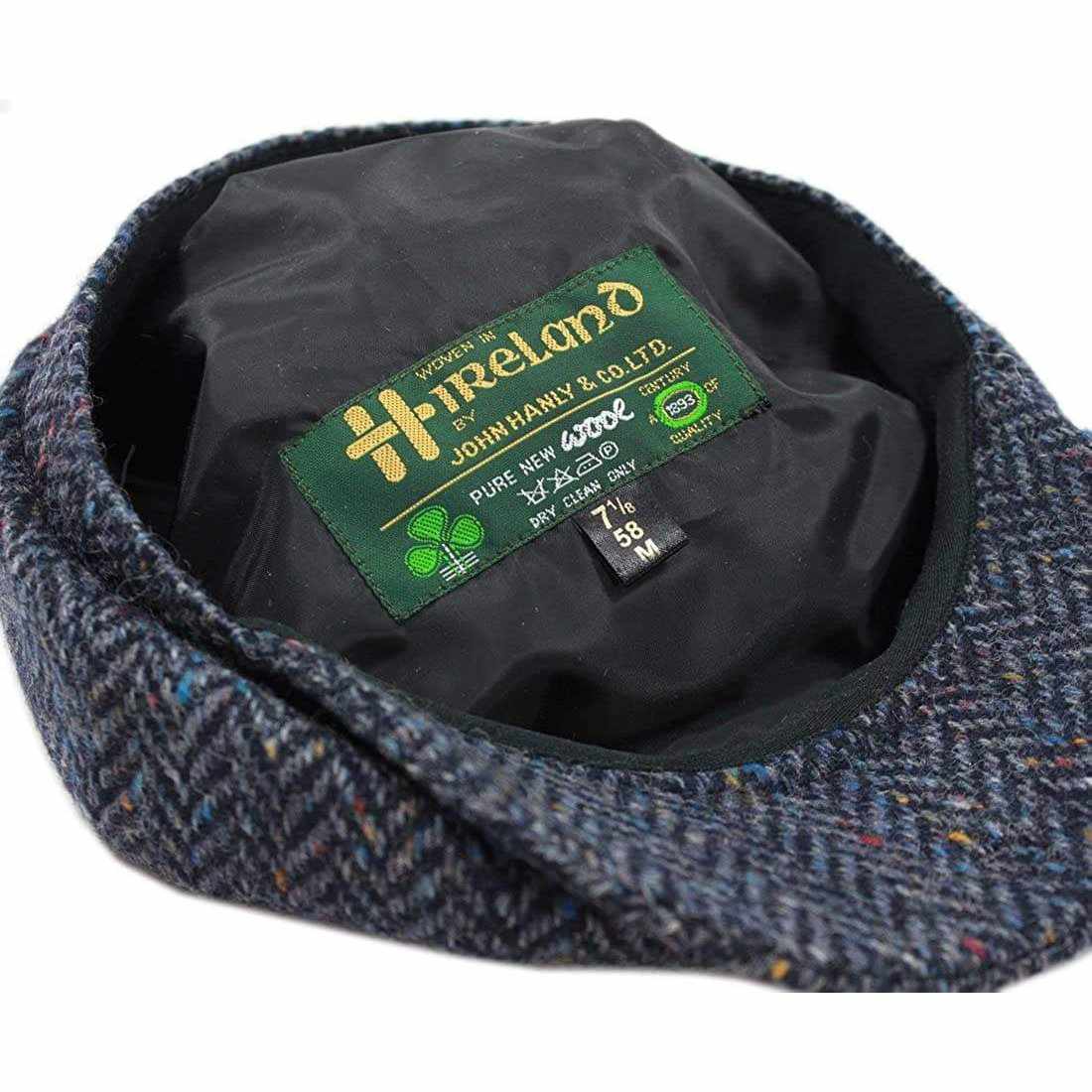Blue Herringbone