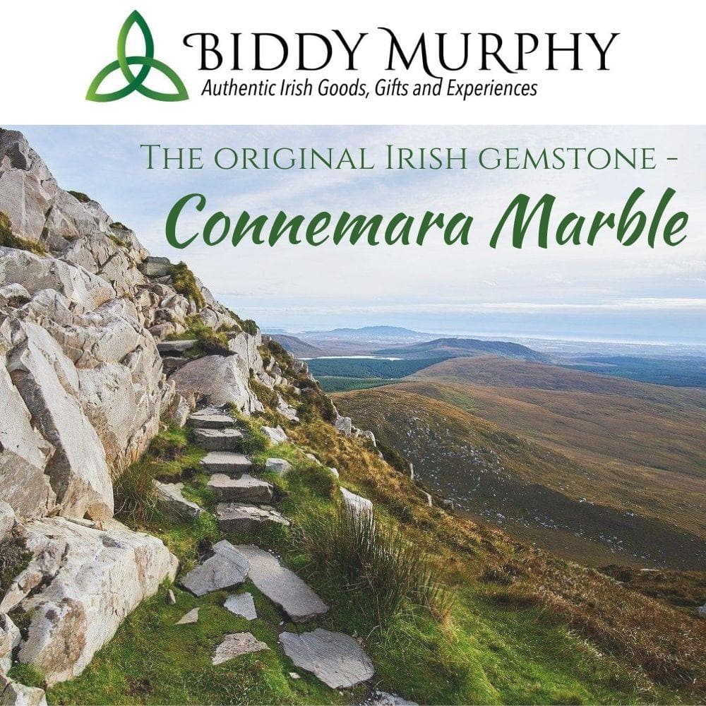 Irish Connemara Marble Whiskey Stones Gift Set - Handcrafted in Ireland