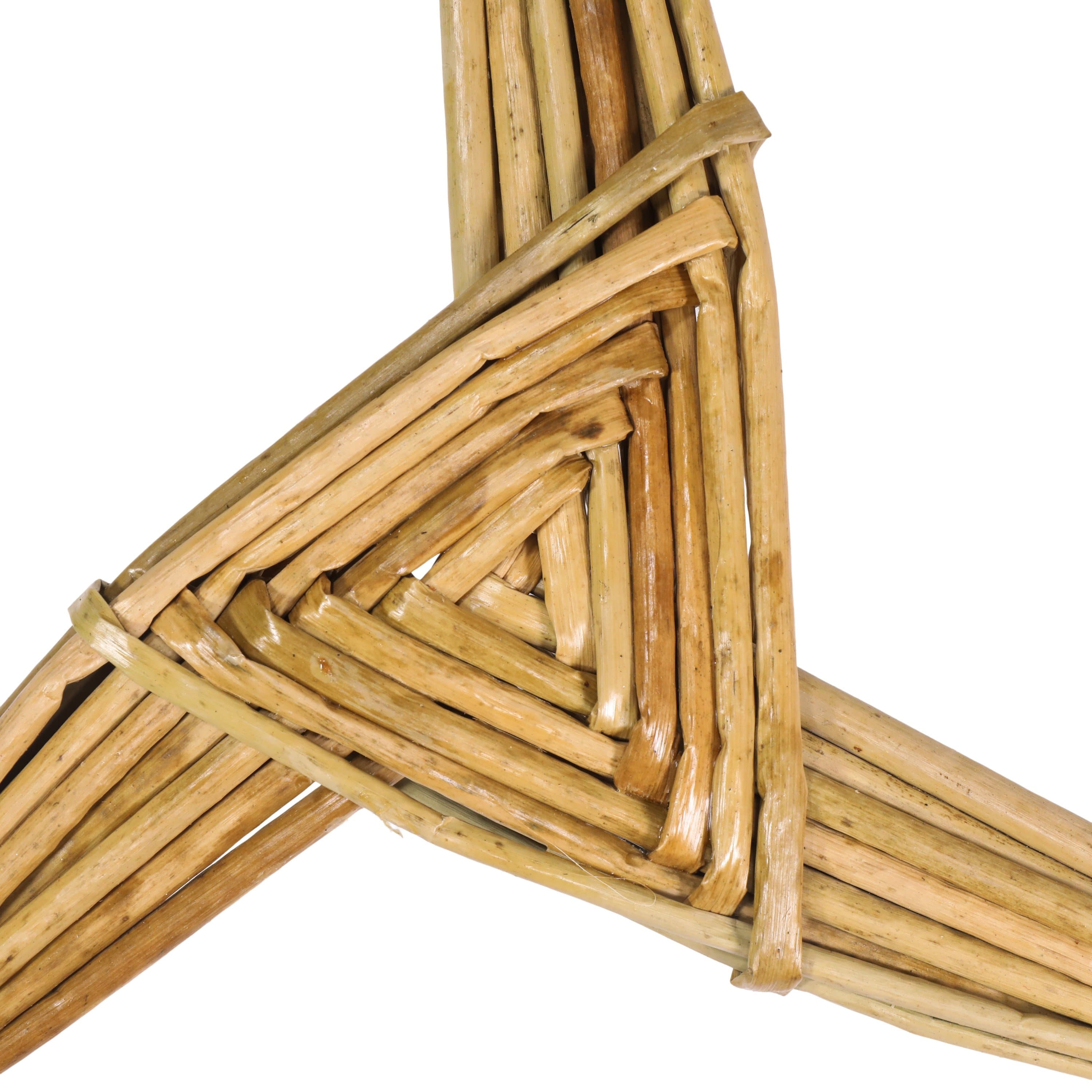 St Brigid Cross Celtic Cross 3 Arm Reed Cross 10" x 10" Irish Prayer History Of Ireland Handcrafted Cross Decor Gifts Made by Our Maker-Partner in Co. Roscommon